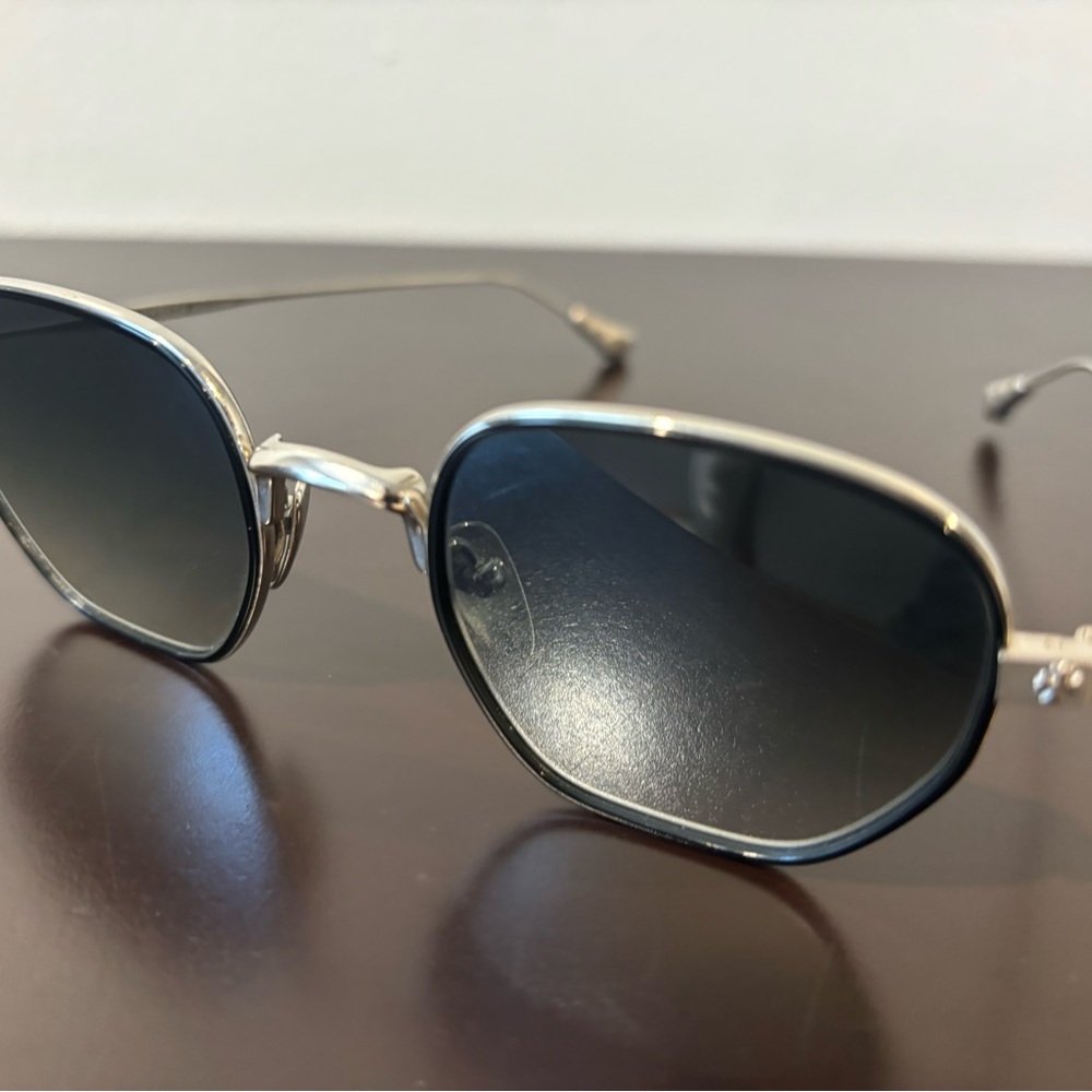 Chrome Hearts Silver and Black Sunglasses